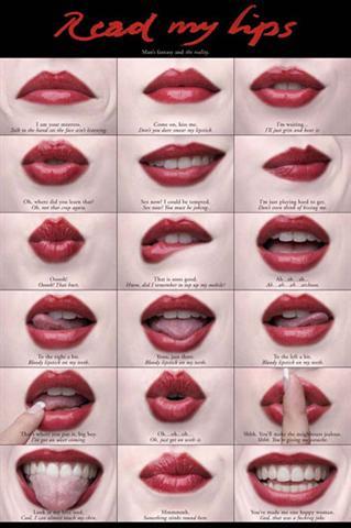 Poster - Read my lips